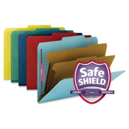 Smead SafeSHIELD 2/5 Tab Cut Letter Recycled Classification Folder (14203)