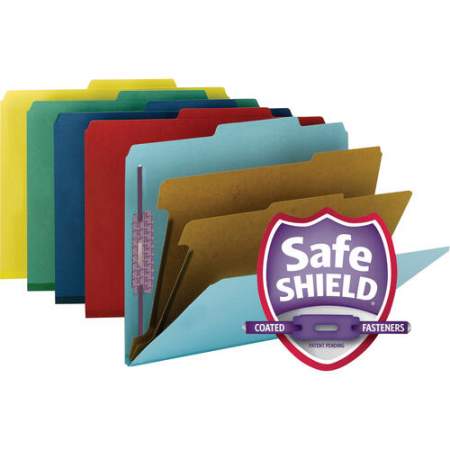 Smead SafeSHIELD 2/5 Tab Cut Letter Recycled Classification Folder (14204)