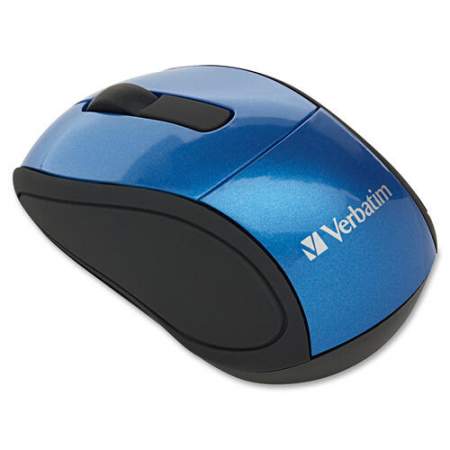 Verbatim Wireless Mini Travel Optical Mouse - Blue (97471)