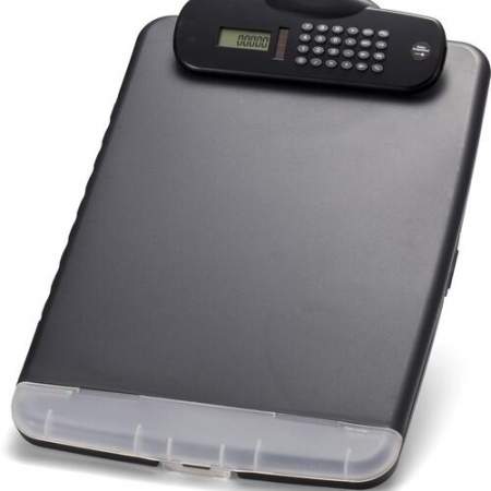 OIC Slim Clipboard Storage Box with Calculator (83306)