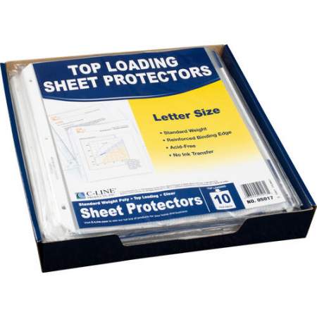 C-Line Standard Weight Poly Sheet Protector (05017)