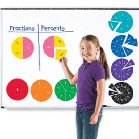 Learning Resources Double-Sided Magnetic Fraction Circles (LER1616)