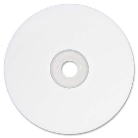Verbatim MediDisc CD-R 700MB 52X White Inkjet Printable with Branded Hub - 50pk Spindle (94737)