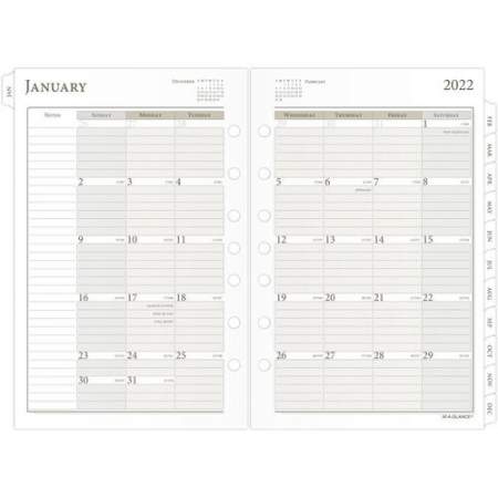 AT-A-GLANCE Daily Monthly Planner Refill (481225A)