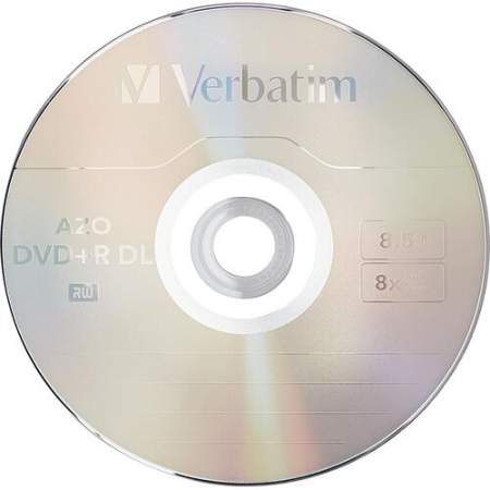 Verbatim DVD+R DL 8.5GB 8X with Branded Surface - 50pk Spindle (97000)