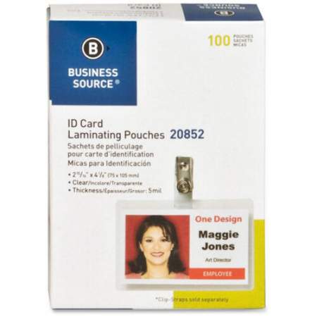 Business Source Government ID Laminating Pouches (20852)