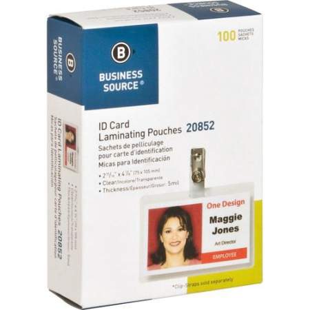 Business Source Government ID Laminating Pouches (20852)