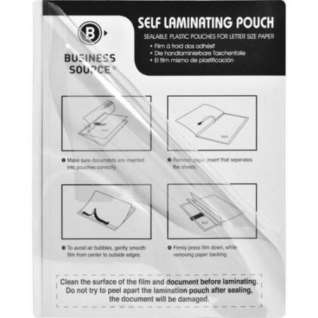 Business Source Laminating Document Pouches (20860)