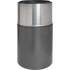 Genuine Joe Classic Cylinder Gray Waste Receptacle (58894)