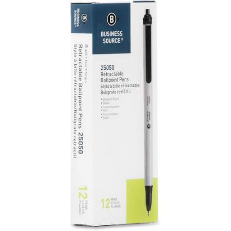 Business Source Retractable Ballpoint Pens (25050)