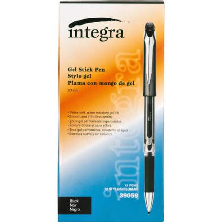 Integra .7mm Premium Gel Ink Stick Pens (39059)