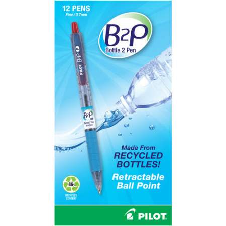 Pilot Bottle to Pen (B2P) B2P Recycled Retractable Ballpoint Pens (32602)