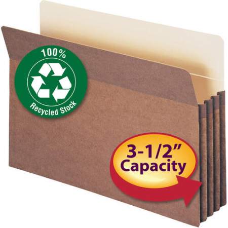 Smead Straight Tab Cut Legal Recycled File Pocket (74205)