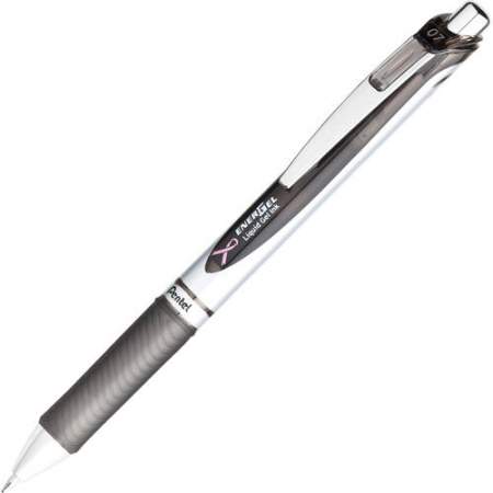 Pentel EnerGel Pink BCA Ribbon RTX Liquid Gel Pens (BL77ABP3ABC)