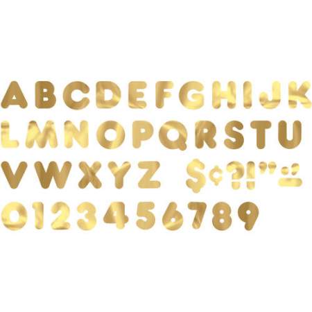 TREND Metallic Casual Uppercase 4" Ready Letters (T479)