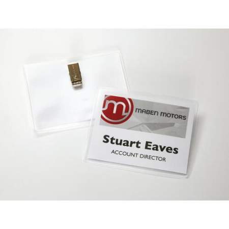 Avery Top-Loading Clip Style Name Badges (74651)