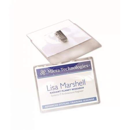 Avery Top-Loading Clip Style Name Badges (74651)