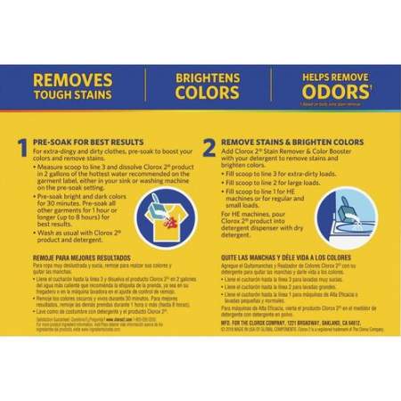 Clorox 2 for Colors Stain Remover and Color Brightener Powder (03098)