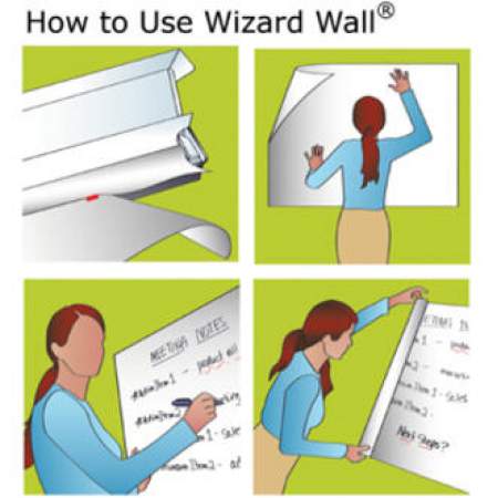 Wizard Wall Jumbo Dry Erase Film Cartridge (27540SBW)