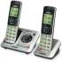Vtech CS6629-2 DECT 6.0 Expandable Cordless Phone with Answering System and Caller ID/Call Waiting, Silver with 2 Handsets