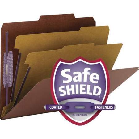 Smead SafeSHIELD 2/5 Tab Cut Letter Recycled Classification Folder (14205)