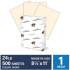 Hammermill Paper for Copy 8.5x11 Laser, Inkjet Colored Paper - Ivory - Recycled - 30% (104406)