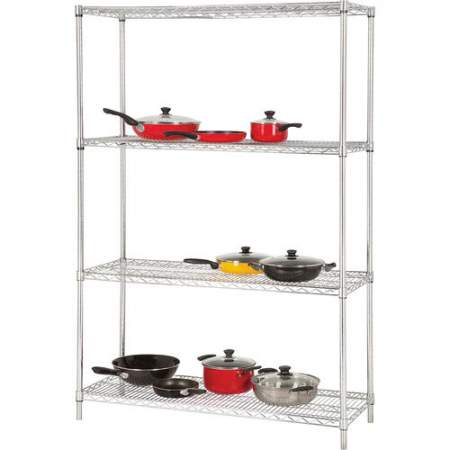 Lorell Industrial Wire Shelving Add-on Unit (84182)