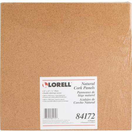 Lorell Natural Cork Panels (84172)