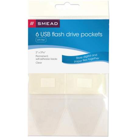 Smead Self-Adhesive USB Flash Drive Pocket (68150)