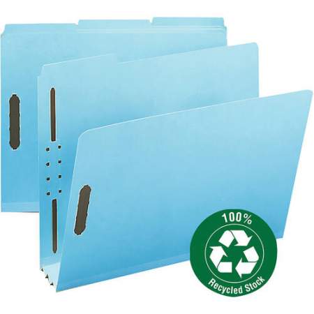 Smead 1/3 Tab Cut Letter Recycled Fastener Folder (15002)