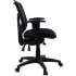 Lorell Managerial Swivel Mesh Mid-back Chair (86802)