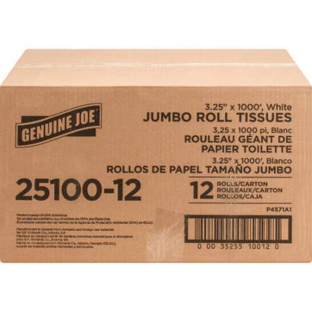 Genuine Joe Jumbo Roll Bath Tissues (2510012)