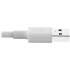 Tripp Lite 3ft Lightning USB Sync/Charge Cable for Apple Iphone / Ipad White 3' (M100003WH)