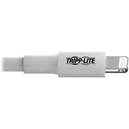 Tripp Lite 6ft Lightning USB/Sync Charge Cable for Apple Iphone / Ipad White 6' (M100006WH)