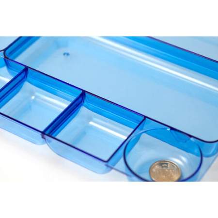 OIC Blue Glacier 9-Compartment Drawer Tray (23216)