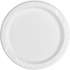 Genuine Joe Reusable Plastic White Plates (10327CT)