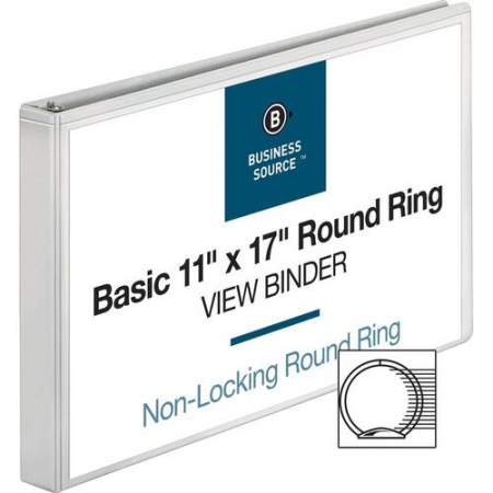 Business Source Tabloid-size Round Ring Reference Binder (45100)