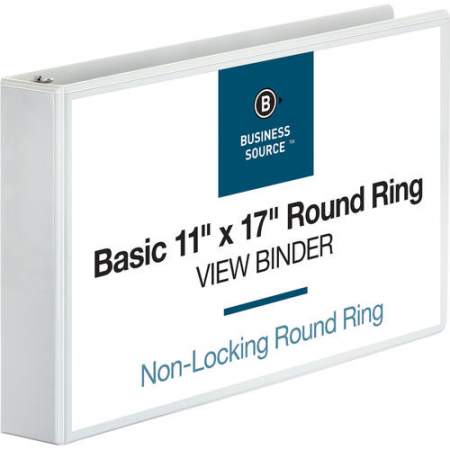Business Source Tabloid-size Round Ring Reference Binder (45101)