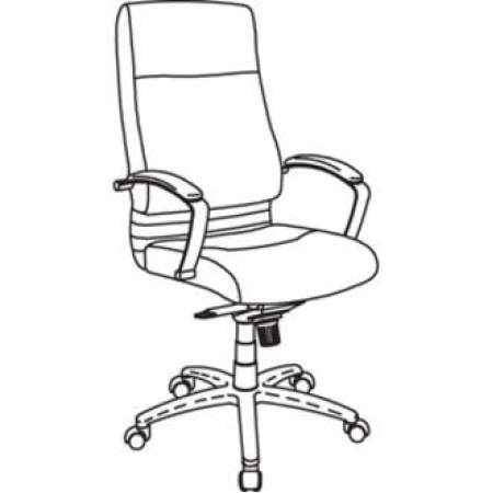 Lorell Modern Executive High-back Leather Chair (66922)