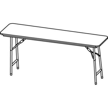 Lorell Mahogany Folding Banquet Table (60727)