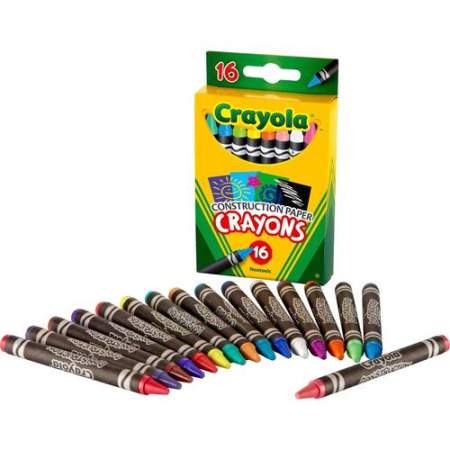 Crayola 16 Construction Paper Crayons (525817)