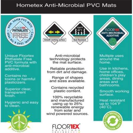 Desktex Antimicrobial Desk Mat (HMTM5191EV)