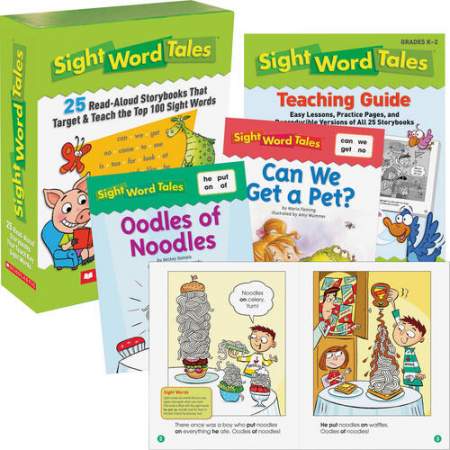 Scholastic Res. Grade K-2 Sight Word Tales Box Set Printed Book (0545016428)
