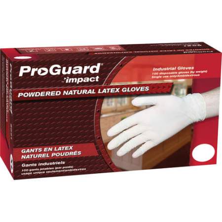 ProGuard Disposable Latex Powdered Gloves (8621S)
