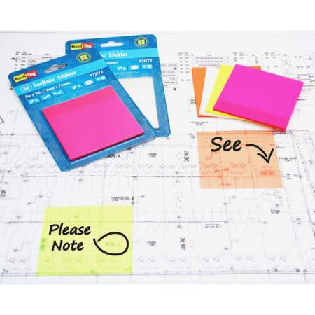 Redi-Tag seeNote Stickies Clear Transparent Notes (23775)