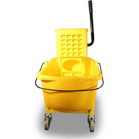 Genuine Joe 35 QT Side Press Mop Bucket Wringer Combo (02347)