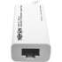 Tripp Lite USB-C to Gigabit Ethernet NIC Network Adapter 10/100/1000 Mbps White (U43606NGBW)