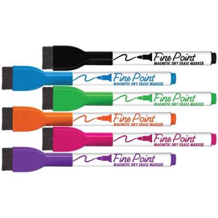 Mega Brands The Board Dudes SRX Magnetic Dry Erase Markers 6-Pack Assorted Colors (DDM77)