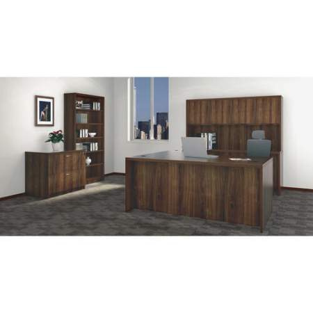 Lorell Chateau Series Walnut Laminate Desking Table Desk (34303)