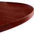 Lorell Chateau Series Mahogany 8' Oval Conference Tabletop (34342)